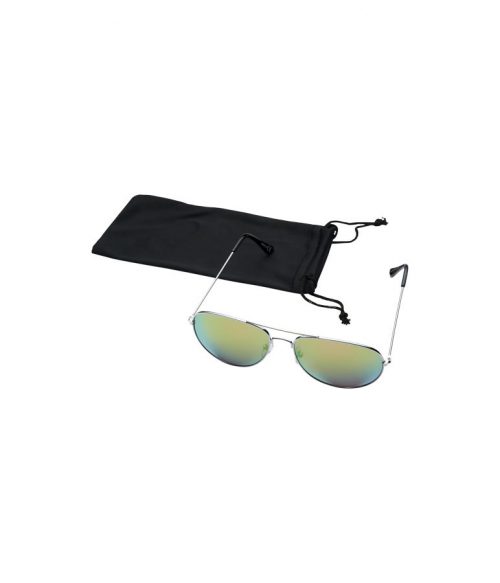 Aviator solglasögon med färgade spegellinser