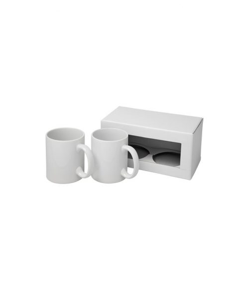 Ceramic Sublimationsmugg med två delar i presentförpackning