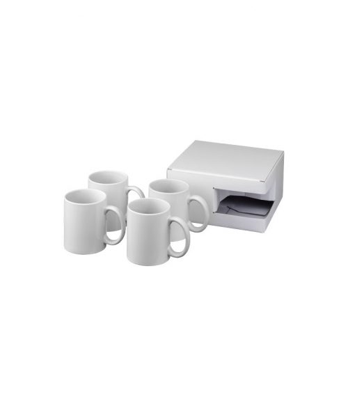 Ceramic Sublimationsmugg med fyra delar i presentförpackning