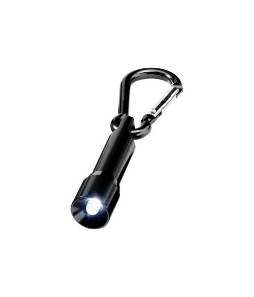 Lyra nyckelring med LED-lampa och karbinhake