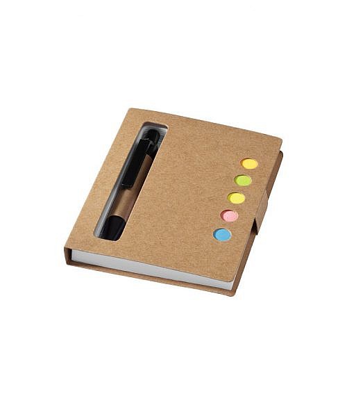 Reveal set färgat notisblock med penna