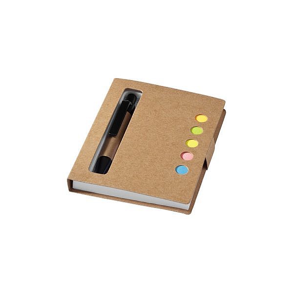 Reveal set färgat notisblock med penna