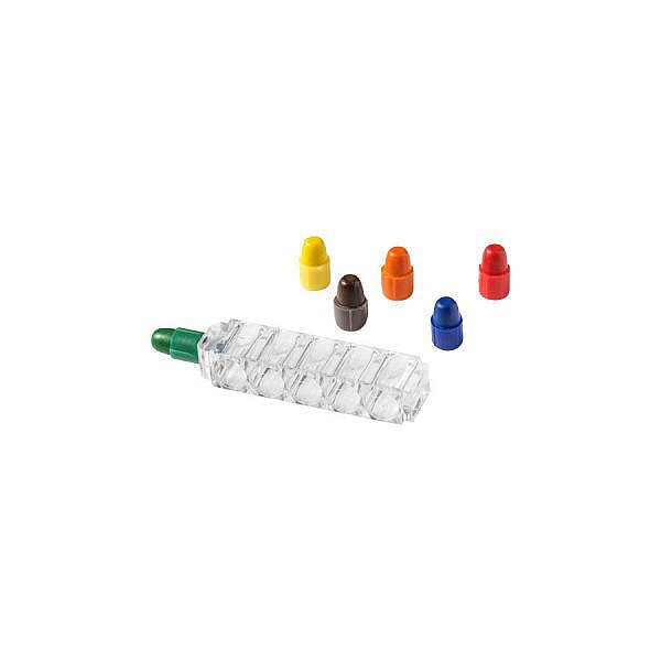 Waxy 6-delars kritset med klart fodral - Bild 4