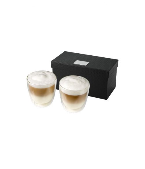 Boda 2-delars kaffeset i glas