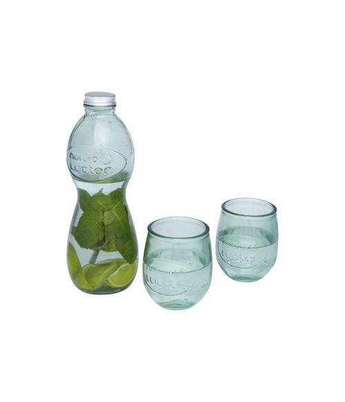 Terazza 3-delars glas-set i återvunnet glas
