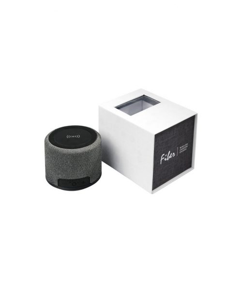 Fiber Bluetooth® -högtalare med trådlös laddning