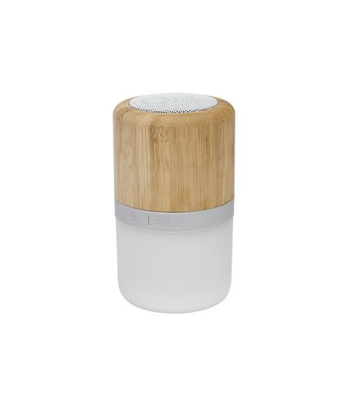 Aurea  Bluetooth® högtalare i bambu med ljus