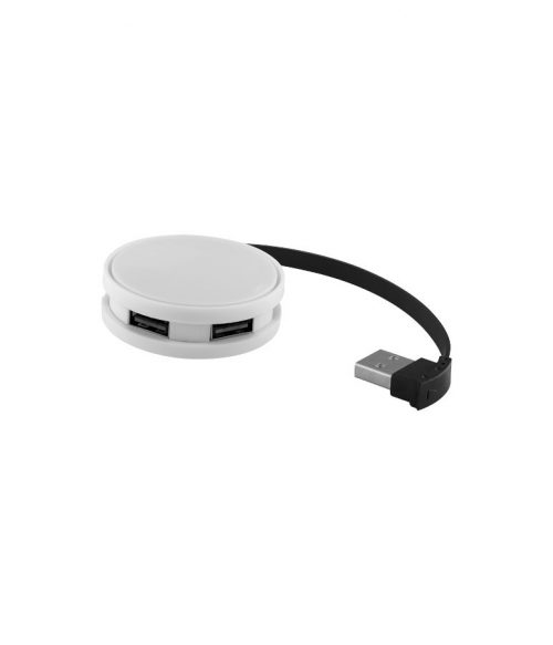 Round 4-portars USB-hubb