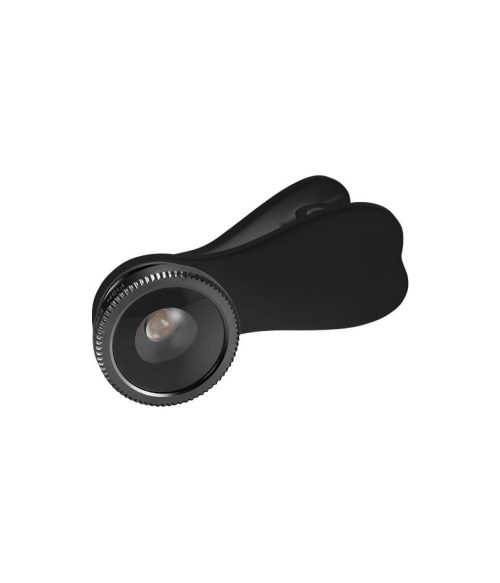 Fish-Eye telefonkameralins med klämma