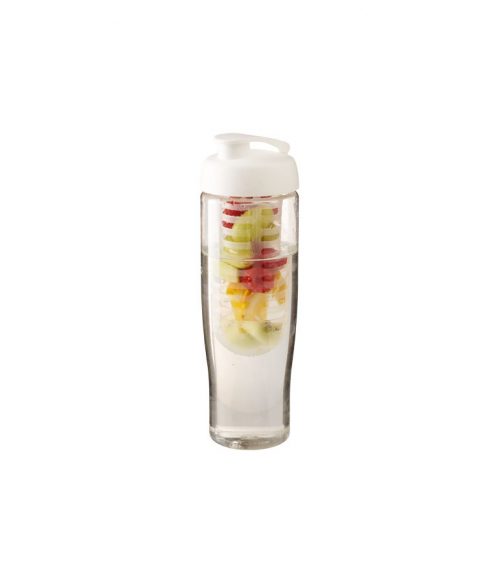 H2O Tempo® 700 ml sportflaska med uppfällbart lock och fruktkolv