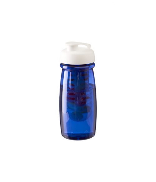 H2O Pulse® 600 ml sportflaska med uppfällbart lock och fruktkolv
