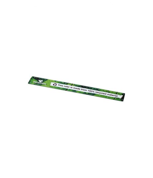 Terran 30 cm linjal av 100 % återvunnen plast