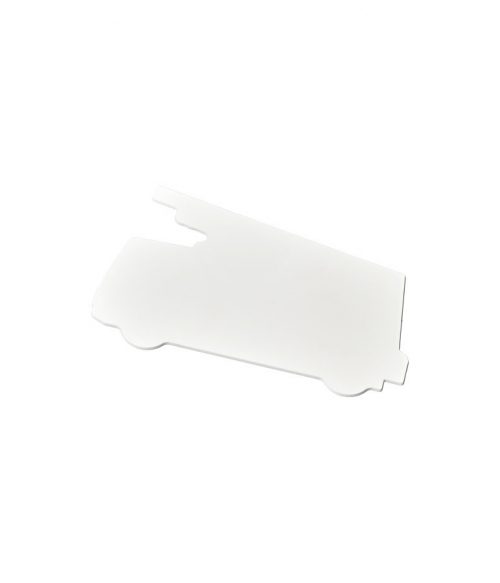 Walker 15 cm brandbilsformad plastlinjal