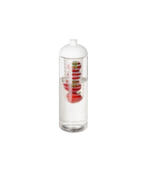 H2O Vibe 850 ml sportflaska med kupollock och fruktkolv