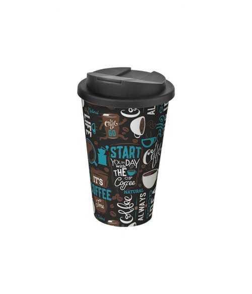 Brite-Americano® 350 ml tumbler with spill-proof lid