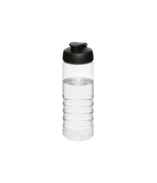 H2O Treble 750 ml sportflaska med uppfällbart lock